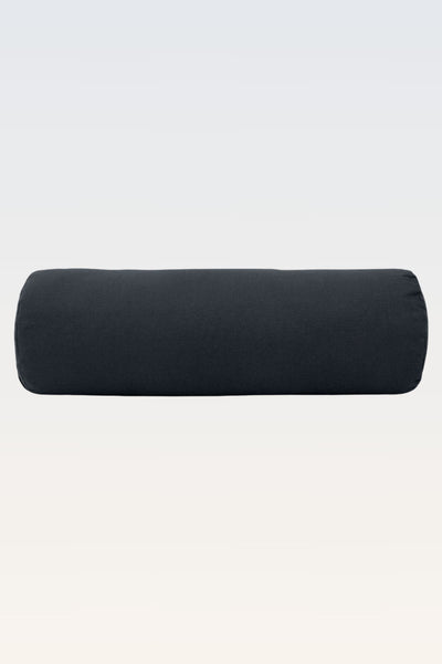 Cotton Yoga Bolster – Round - Graphite