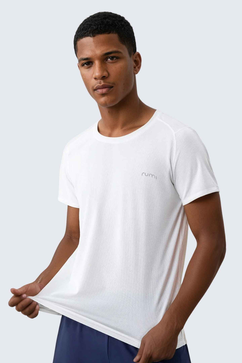 MU Sun Fit Tee Waffle - Snow