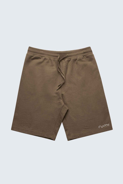 M Moon Sweatshorts - Wood