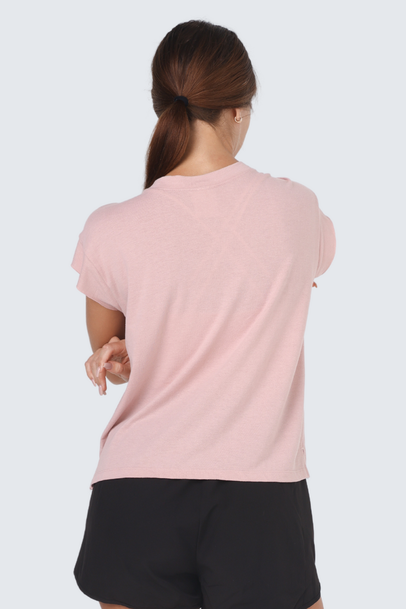 W Sun Rise Tee - Dusty Rose