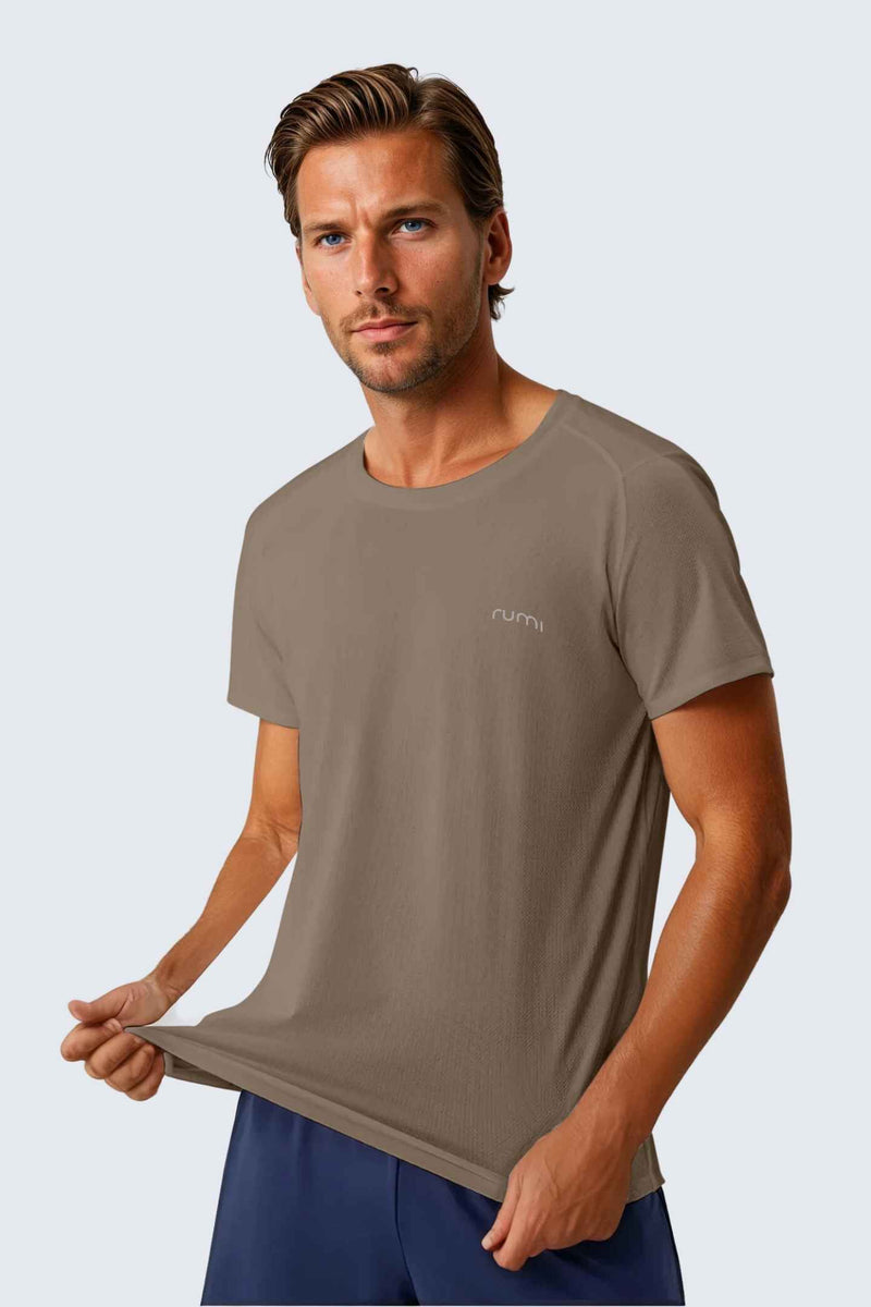 MU Sun Fit Tee Waffle - Cocoa