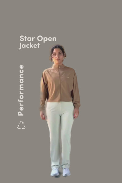 W Star Open Jacket - Wood