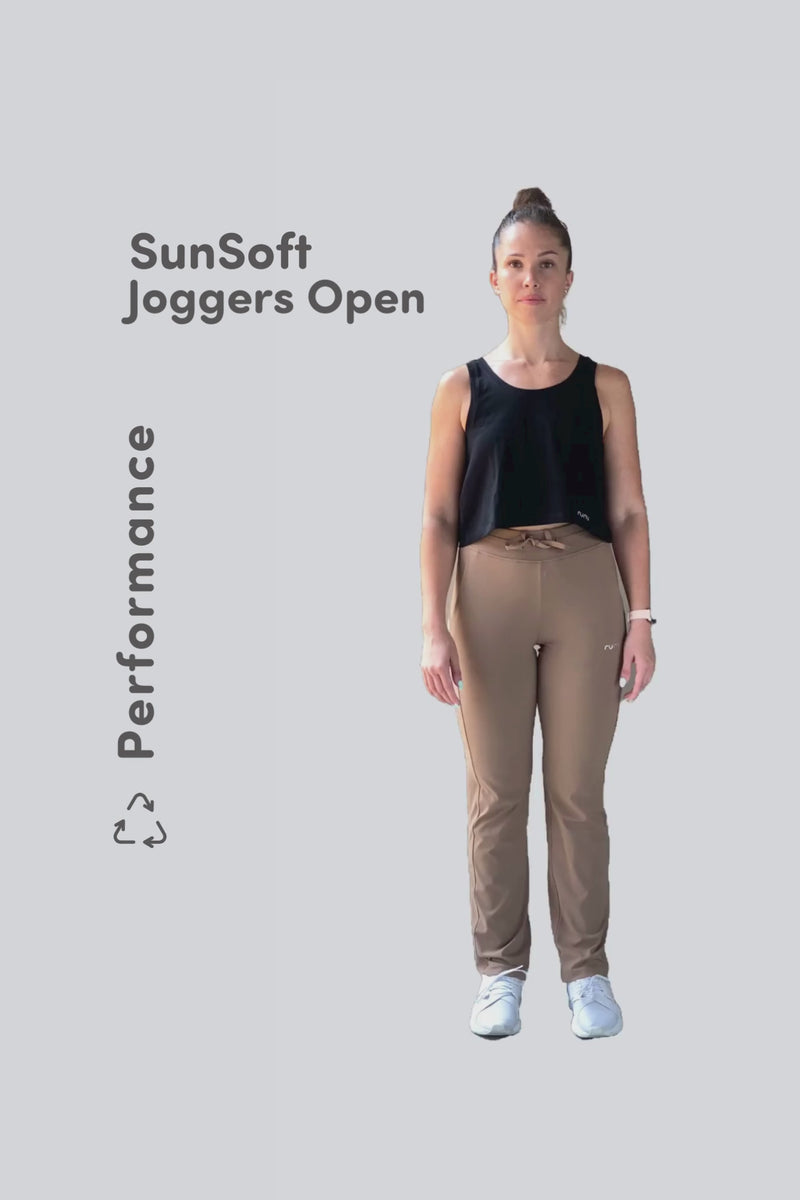 U SunSoft Joggers Open + Pockets 30" - Wood