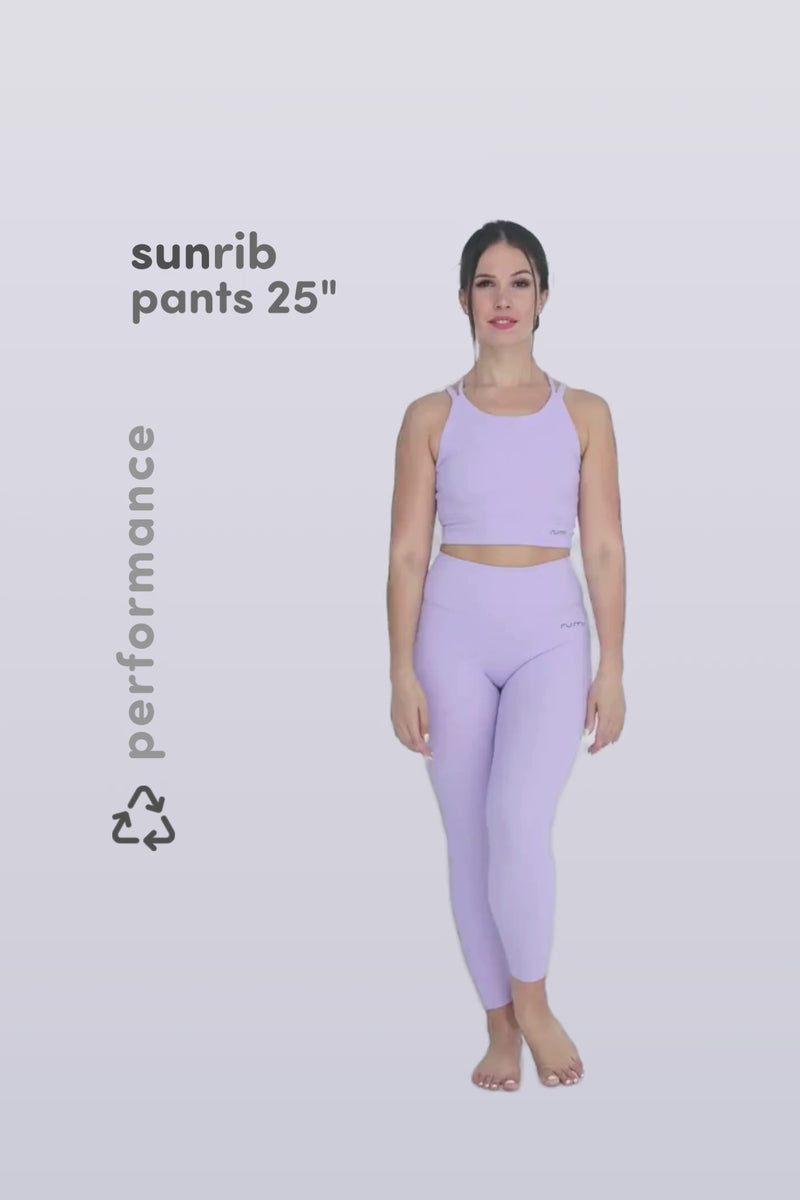 W Sun Rib Pants 25" - Orchid