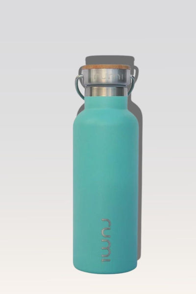 Rumi Earth - Lota Bottle – Insulated – 473 ml – Bamboo Lid - Peacock - RU - LT - I - NB473PK - Bottles