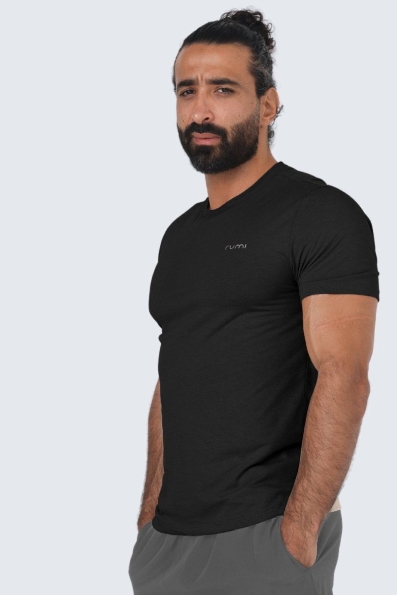 Rumi Earth - M Sun Day Tee - Black - R521110BKS - Tops