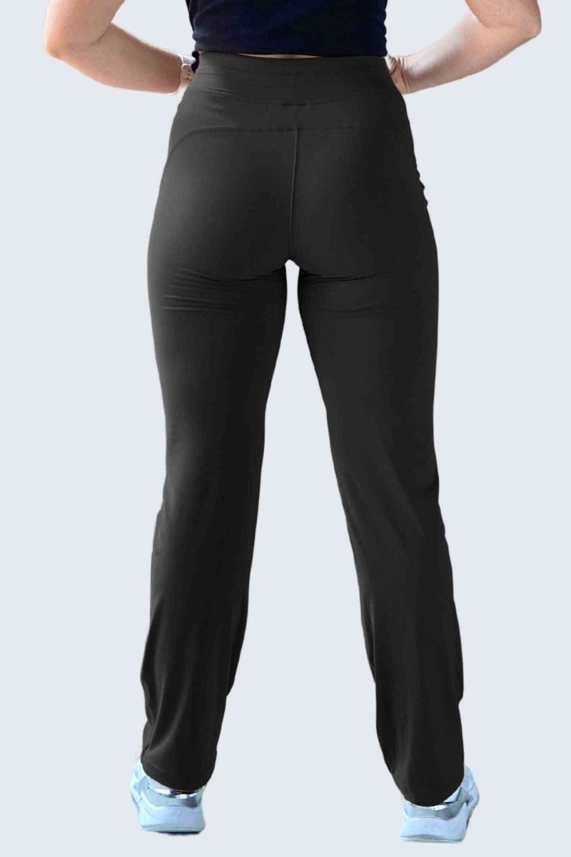 Rumi Earth - U SunSoft Joggers Open + Pockets 30" - Black - R124210BKP - Bottoms