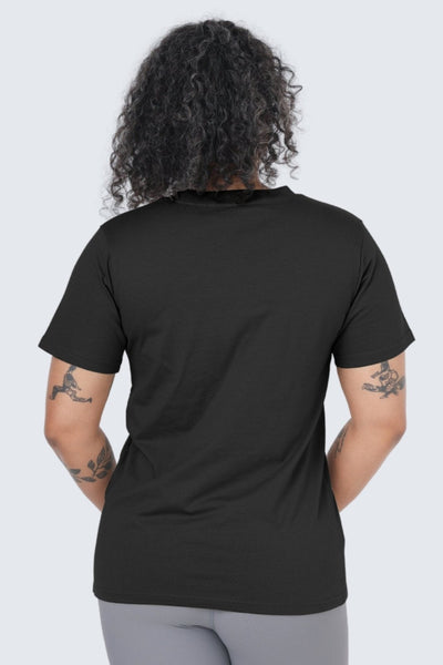 W Moon Tee Long - Black